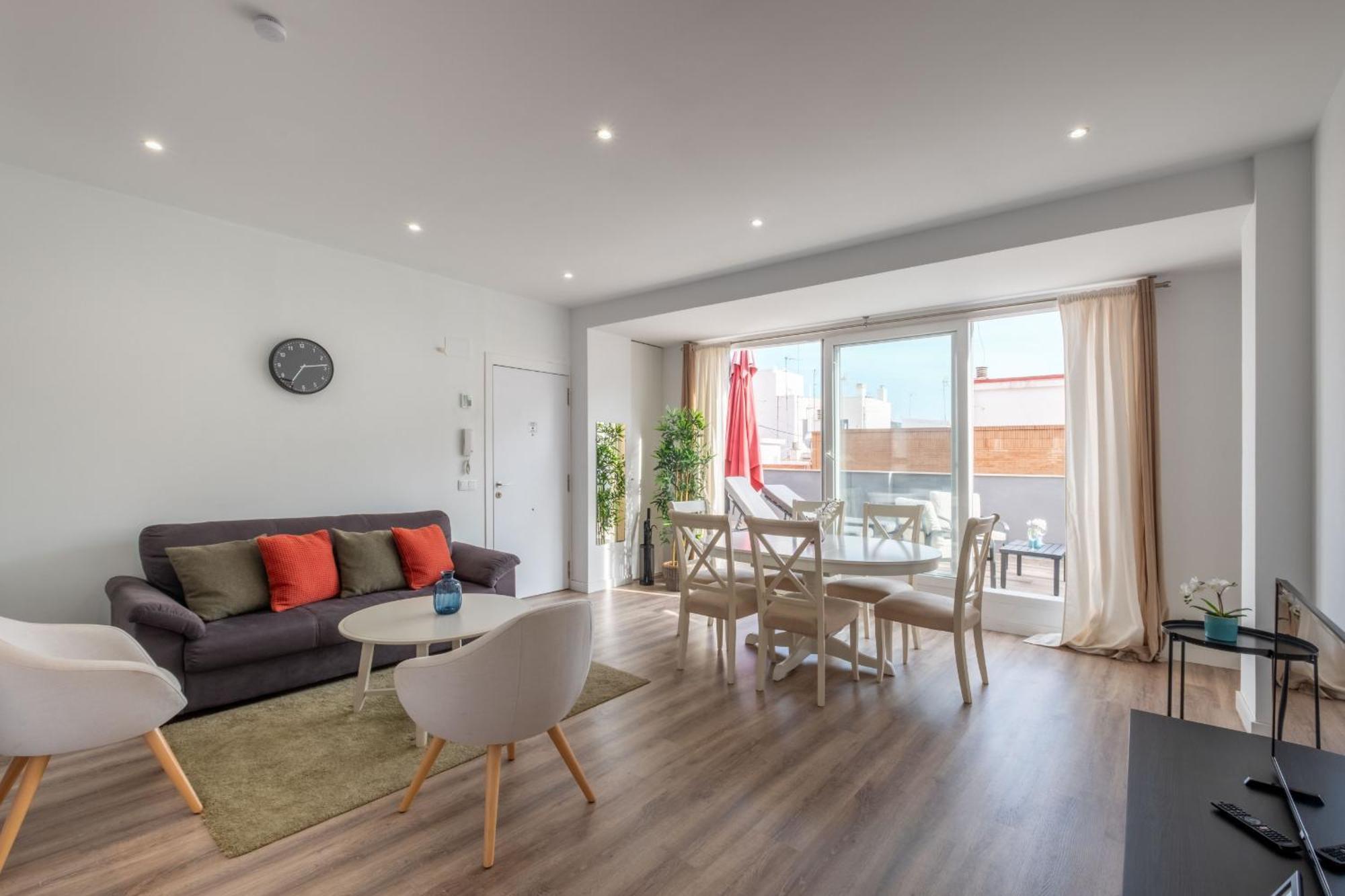 Spacious Penthouse With Private Terrace Apartmán *